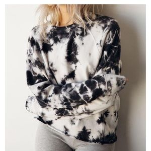 Joah Brown Tie Dye Grunge Sweatshirt Size S/M